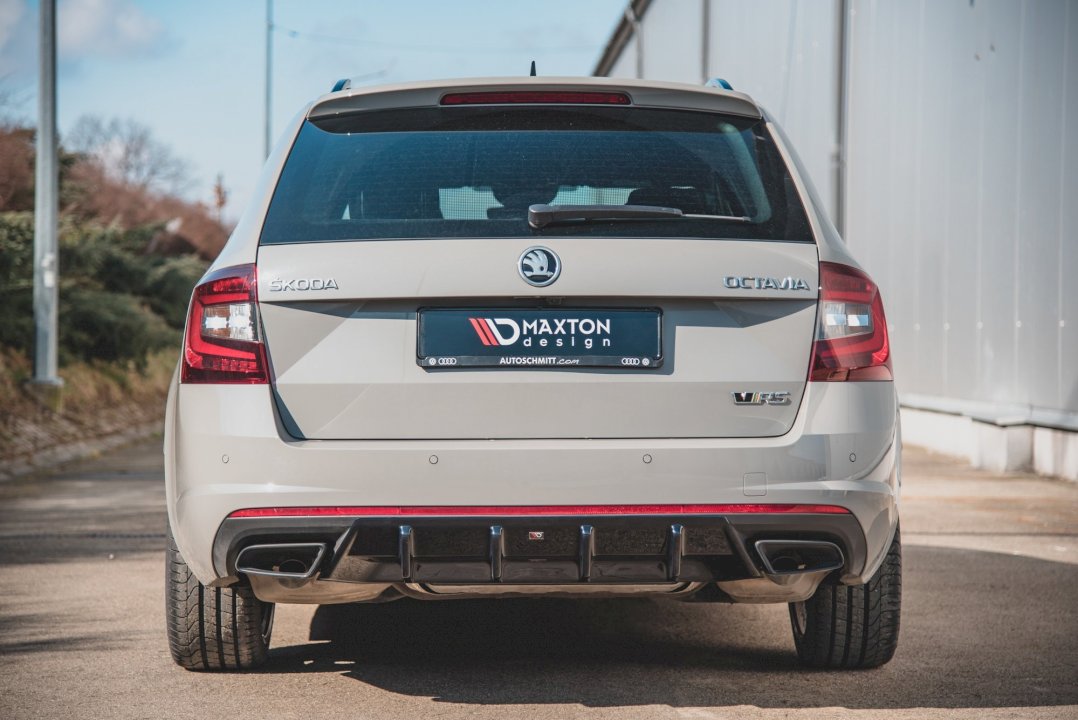 Maxton Design - Aftermarket  REAR VALANCE V.1 SKODA OCTAVIA VRS MK3/ MK3.5 HATCHBACK/ ESTATE