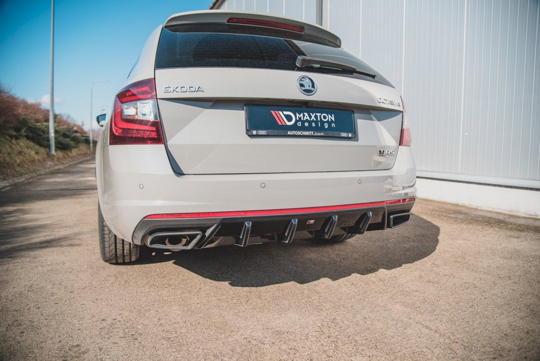 Maxton Design - Aftermarket  REAR VALANCE V.1 SKODA OCTAVIA VRS MK3/ MK3.5 HATCHBACK/ ESTATE