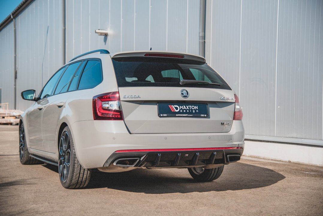 Maxton Design - Aftermarket  REAR VALANCE V.1 SKODA OCTAVIA VRS MK3/ MK3.5 HATCHBACK/ ESTATE