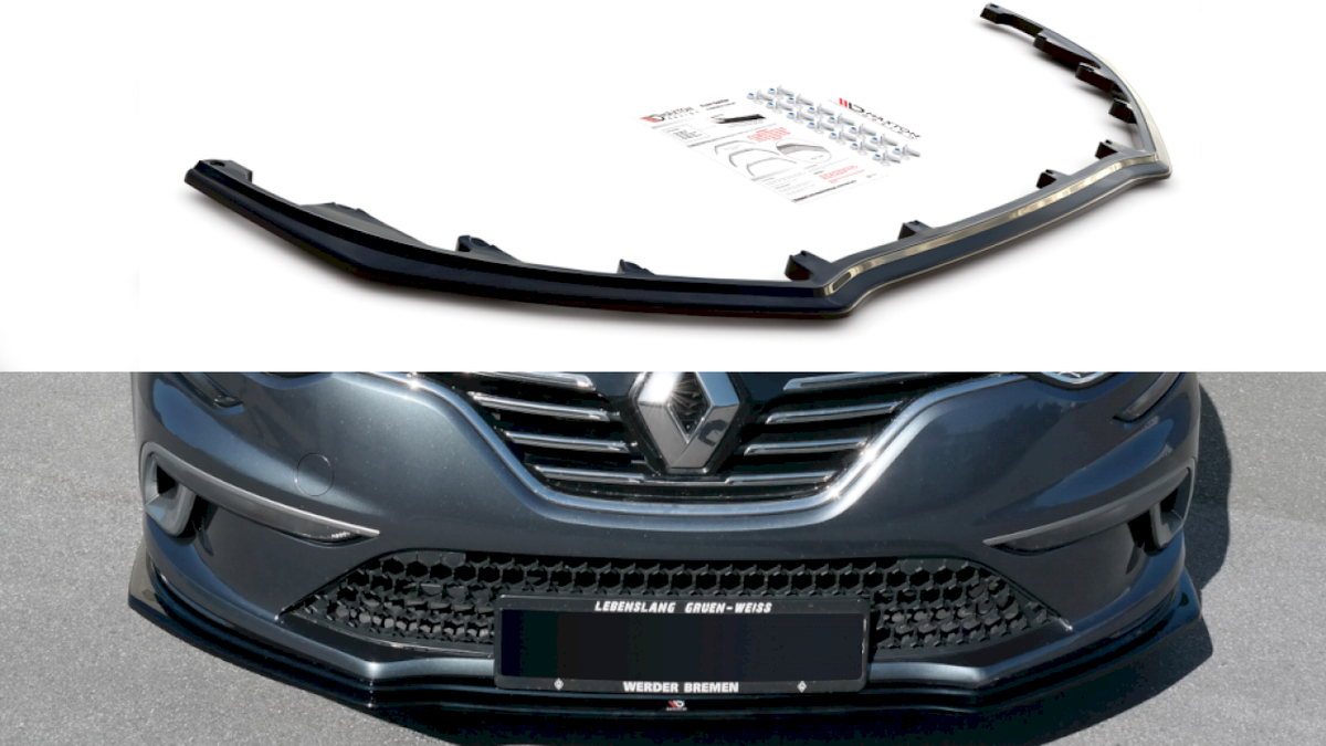 Maxton Design - Aftermarket  FRONT SPLITTER RENAULT MEGANE MK4 GT-LINE (2016-)