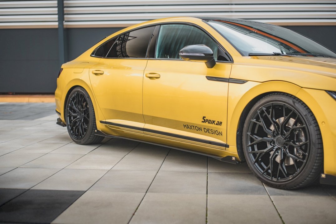 Maxton Design - Aftermarket  Street PRO Side Skirt Diffusers + Flaps Volkswagen Arteon R-Line Sedan / Shooting Brake Mk1