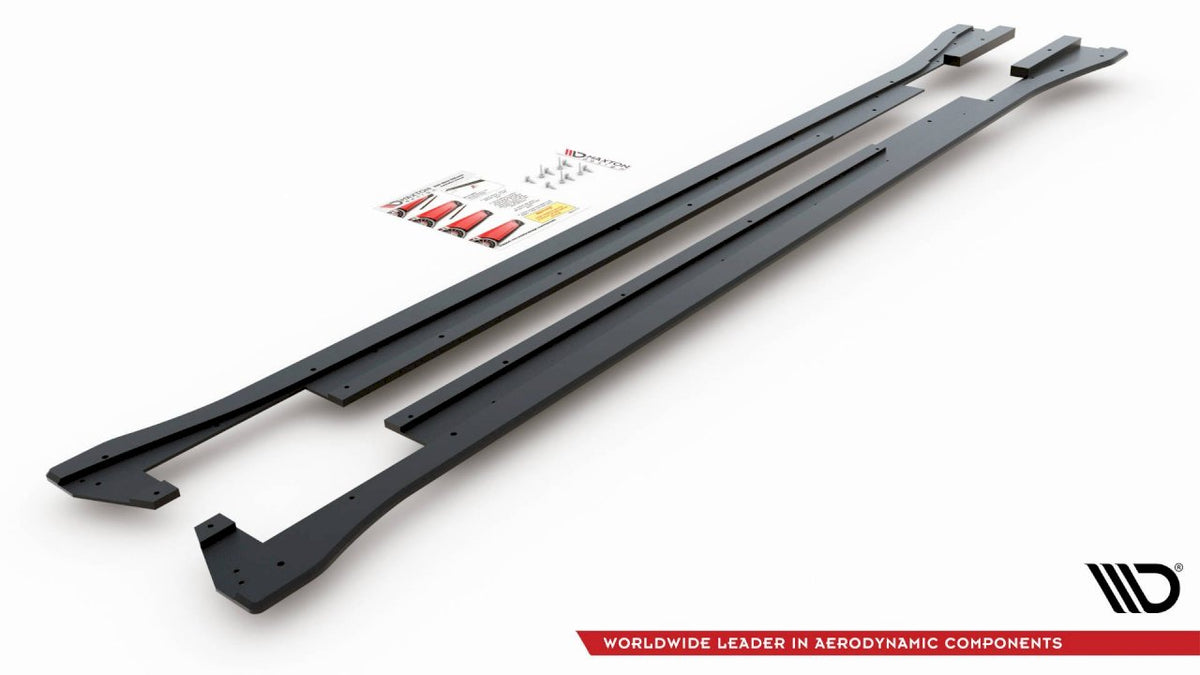 Maxton Design - Aftermarket  Street PRO Side Skirt Diffusers Volkswagen Arteon R-Line Sedan / Shooting Brake Mk1