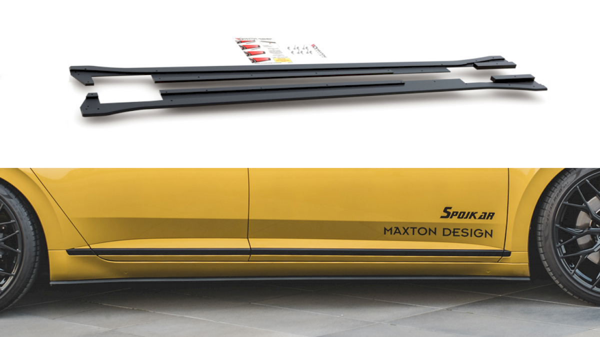 Maxton Design - Aftermarket  Street PRO Side Skirt Diffusers Volkswagen Arteon R-Line Sedan / Shooting Brake Mk1