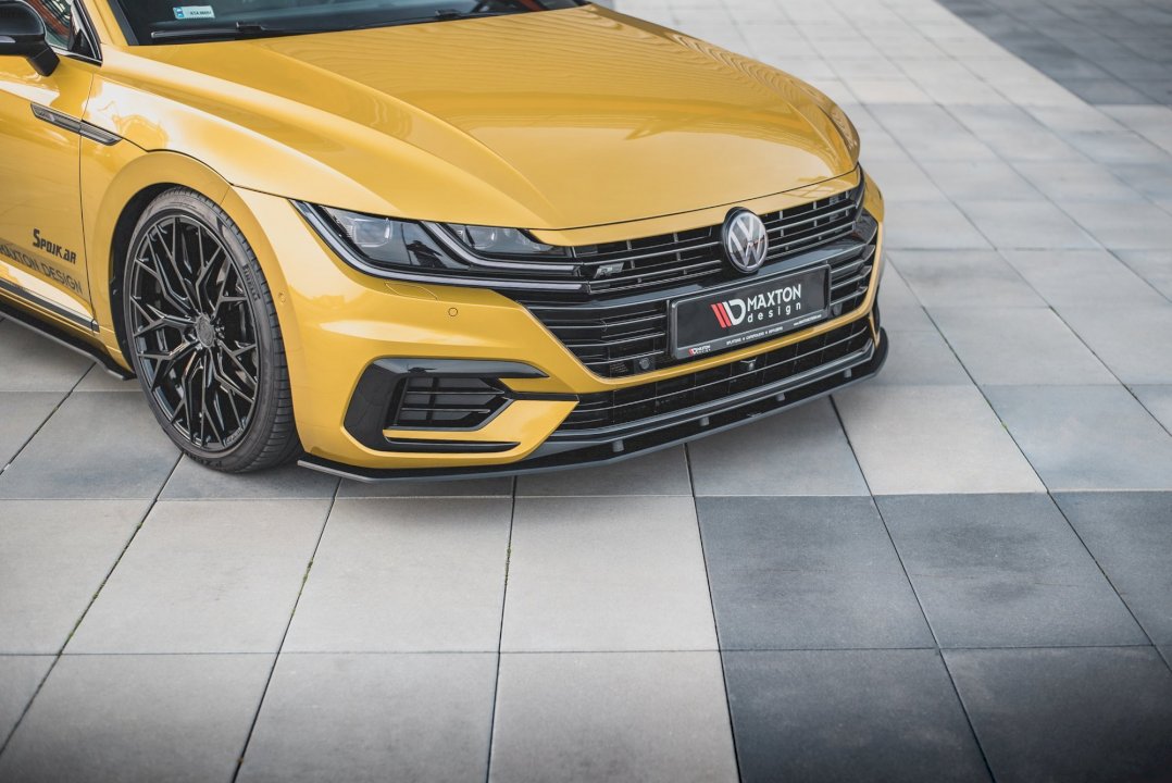 Maxton Design - Aftermarket  Street PRO Front Splitter Volkswagen Arteon R-Line Sedan / Shooting Brake Mk1