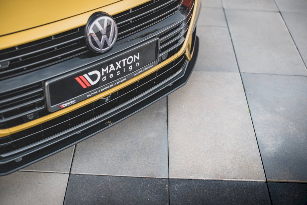 Maxton Design - Aftermarket  Street PRO Front Splitter Volkswagen Arteon R-Line Sedan / Shooting Brake Mk1