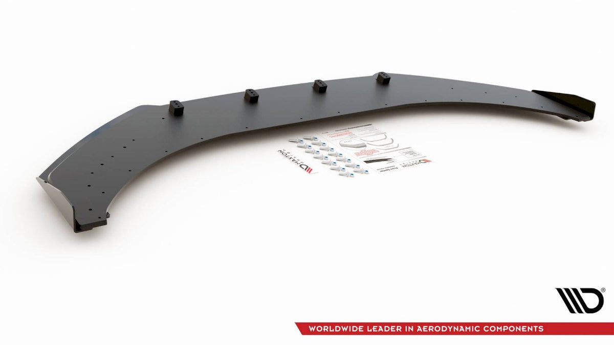Maxton Design - Aftermarket  Street PRO Front Splitter + Flaps Volkswagen Arteon R-Line Sedan / Shooting Brake Mk1