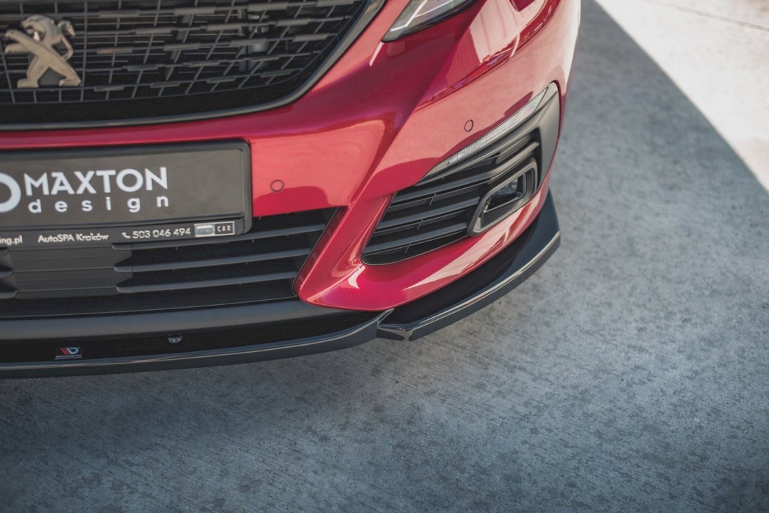 Maxton Design - Aftermarket  FRONT SPLITTER V2 PEUGEOT 308 GT MK2 FACELIFT (2017-)