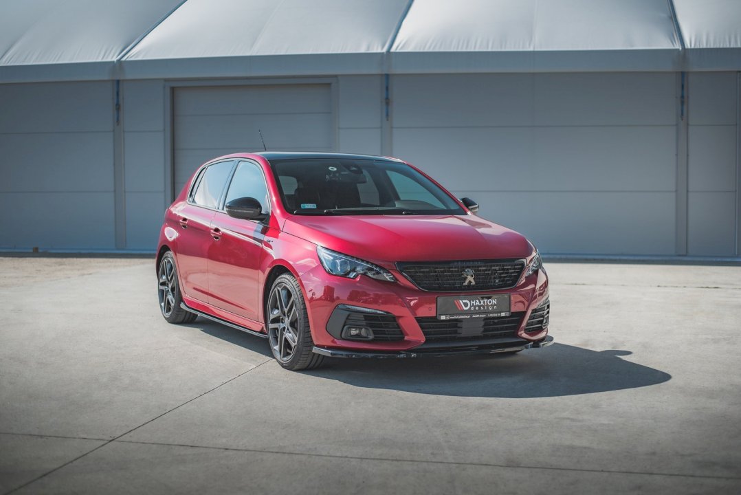 Maxton Design - Aftermarket  FRONT SPLITTER V2 PEUGEOT 308 GT MK2 FACELIFT (2017-)