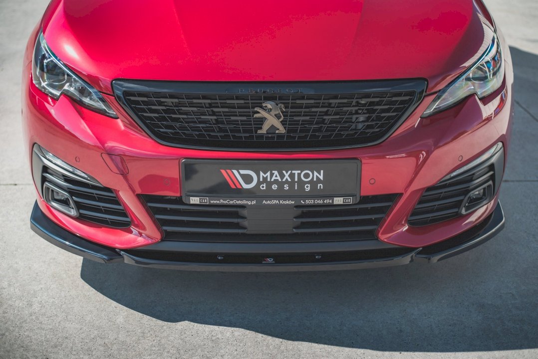 Maxton Design - Aftermarket  FRONT SPLITTER V2 PEUGEOT 308 GT MK2 FACELIFT (2017-)