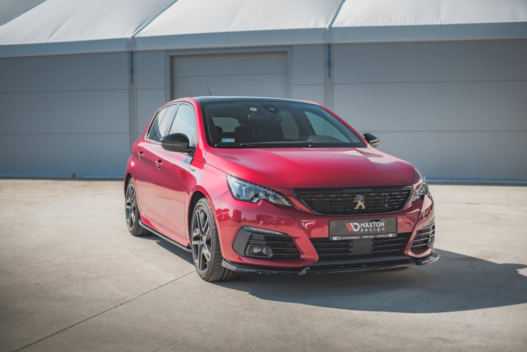 Maxton Design - Aftermarket  FRONT SPLITTER V1 PEUGEOT 308 GT MK2 FACELIFT (2017-)