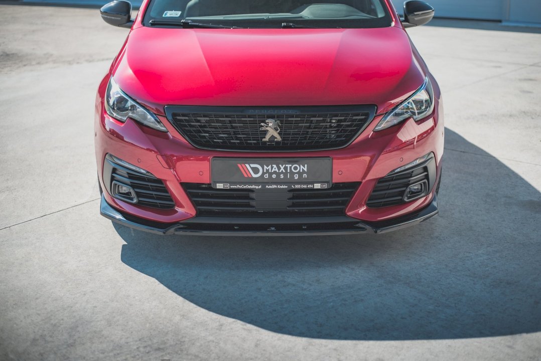 Maxton Design - Aftermarket  FRONT SPLITTER V1 PEUGEOT 308 GT MK2 FACELIFT (2017-)