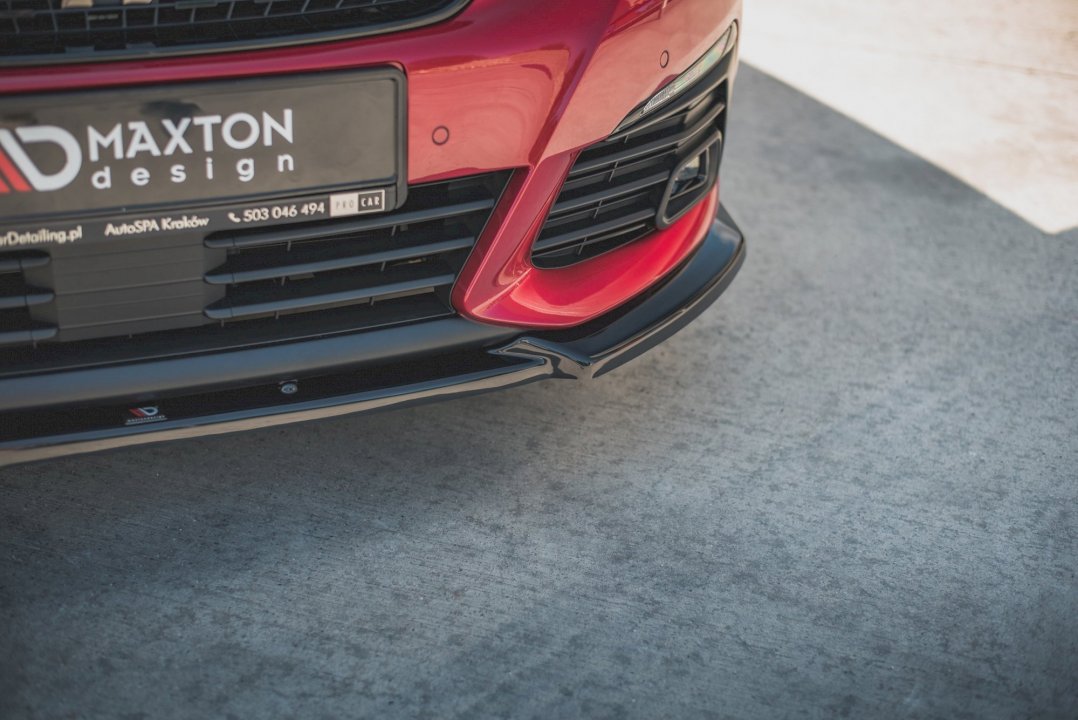 Maxton Design - Aftermarket  FRONT SPLITTER V1 PEUGEOT 308 GT MK2 FACELIFT (2017-)