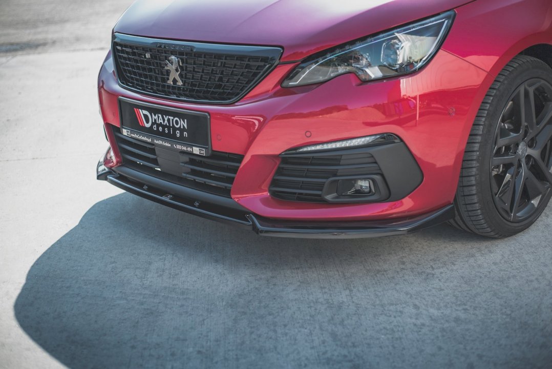 Maxton Design - Aftermarket  FRONT SPLITTER V1 PEUGEOT 308 GT MK2 FACELIFT (2017-)
