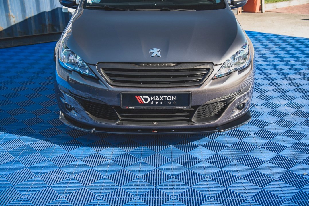 Maxton Design - Aftermarket  FRONT SPLITTER V2 PEUGEOT 308 MK2 FACELIFT (2017-2021)
