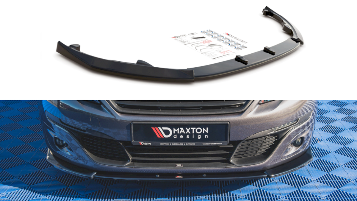 Maxton Design - Aftermarket  FRONT SPLITTER V2 PEUGEOT 308 MK2 FACELIFT (2017-2021)