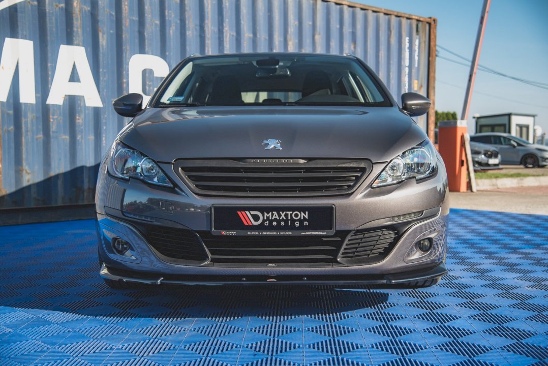 Maxton Design - Aftermarket  FRONT SPLITTER V2 PEUGEOT 308 MK2 FACELIFT (2017-2021)
