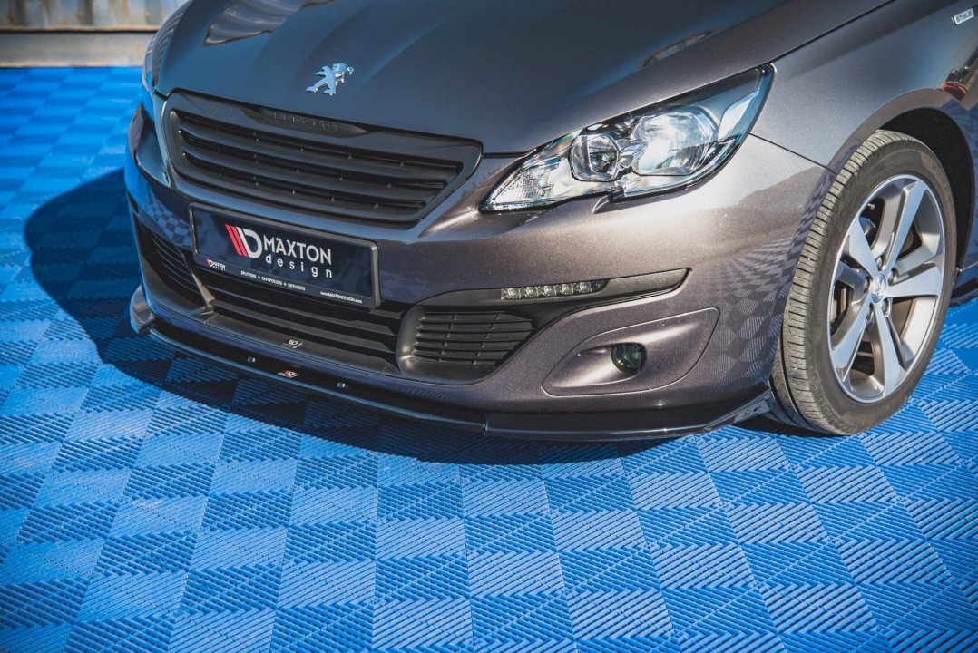 Maxton Design - Aftermarket  FRONT SPLITTER V2 PEUGEOT 308 MK2 FACELIFT (2017-2021)