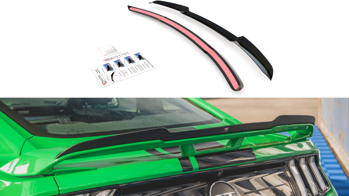 Maxton Design - Aftermarket  SPOILER CAP FORD MUSTANG GT MK6 FACELIFT (2017-)
