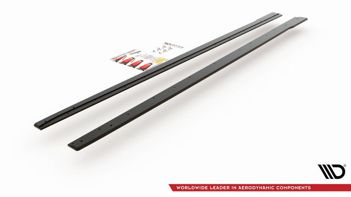 Maxton Design - Aftermarket  STREET PRO SIDE SKIRTS DIFFUSERS VW POLO GTI MK6 (2017-2021)