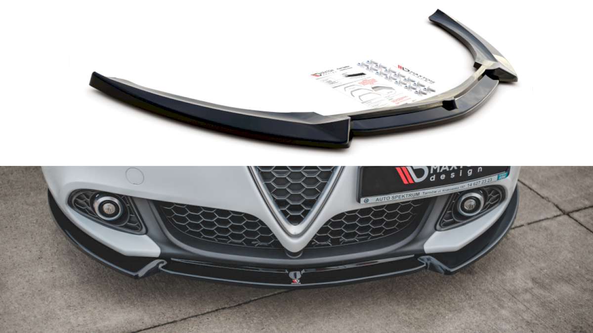 Maxton Design - Aftermarket  FRONT SPLITTER V2 ALFA ROMEO GIULIETTA FACELIFT (2016-2020)