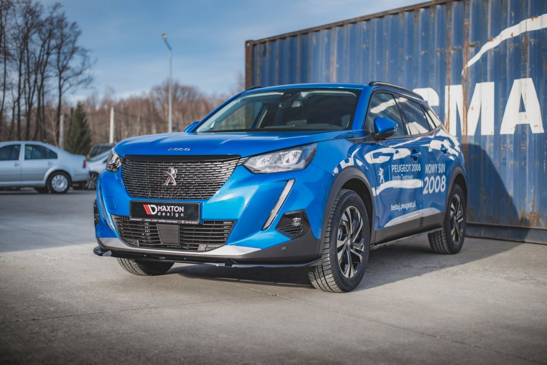 Maxton Design - Aftermarket  FRONT SPLITTER V1 PEUGEOT 2008 MK2 (2019-2023)