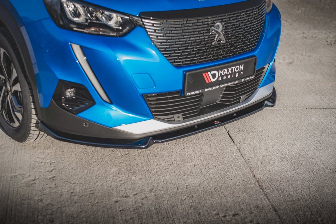 Maxton Design - Aftermarket  FRONT SPLITTER V1 PEUGEOT 2008 MK2 (2019-2023)