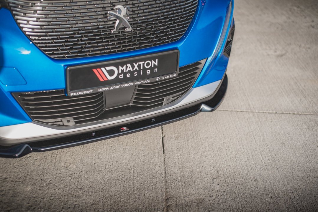 Maxton Design - Aftermarket  FRONT SPLITTER V1 PEUGEOT 2008 MK2 (2019-2023)