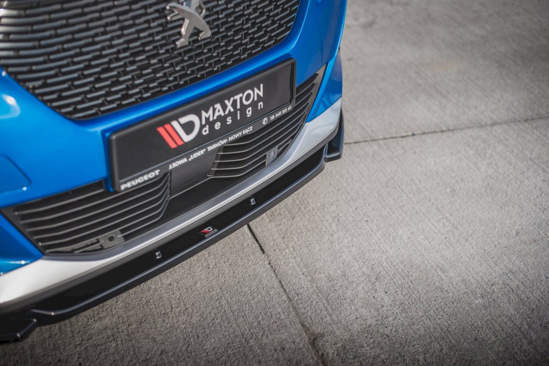 Maxton Design - Aftermarket  FRONT SPLITTER V2 PEUGEOT 2008 MK2 (2019-2023)