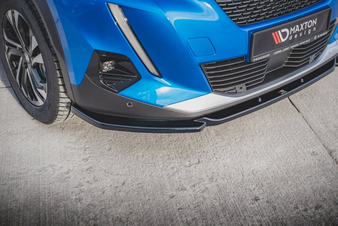 Maxton Design - Aftermarket  FRONT SPLITTER V2 PEUGEOT 2008 MK2 (2019-2023)