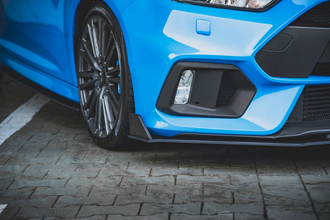 Maxton Design - Aftermarket  STREET PRO DURABILITY FRONT SPLITTER V2 FORD FOCUS RS MK3 (2015-2018)