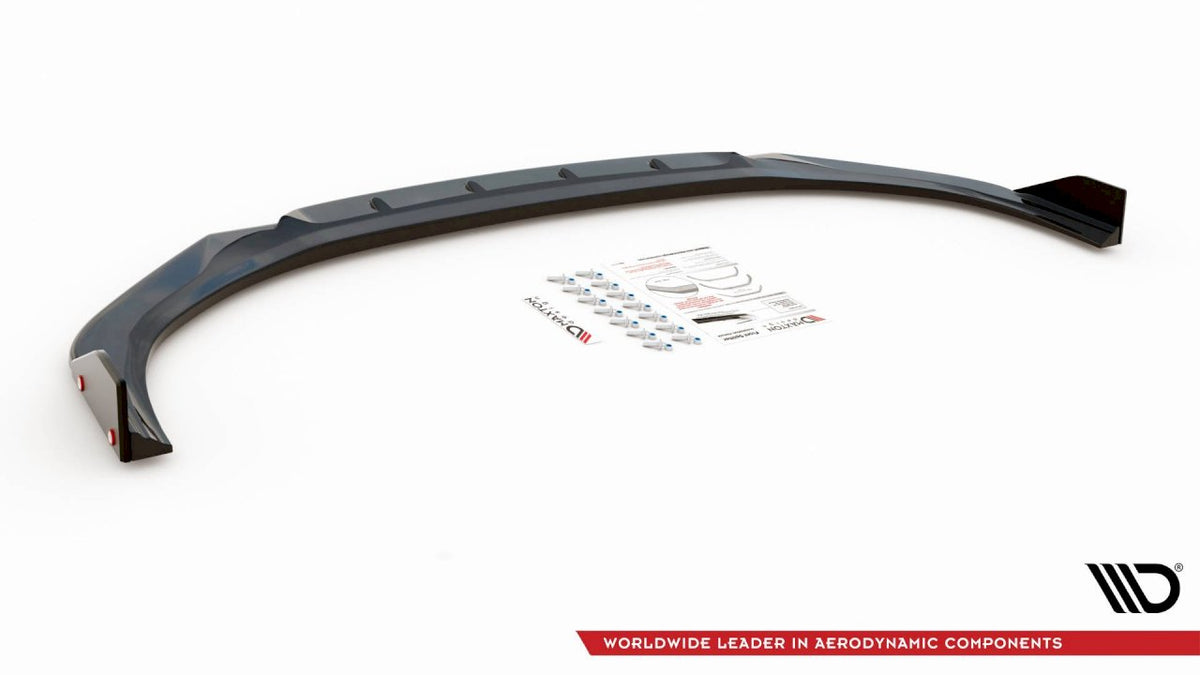 Maxton Design - Aftermarket  FRONT SPLITTER V.6 + FLAPS HYUNDAI I30 N MK3 HATCHBACK / FASTBACK