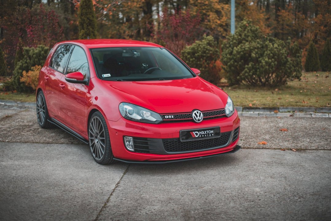 Maxton Design - Aftermarket  STREET PRO FRONT SPLITTER V3 VW GOLF GTI MK6 (2008-2012)
