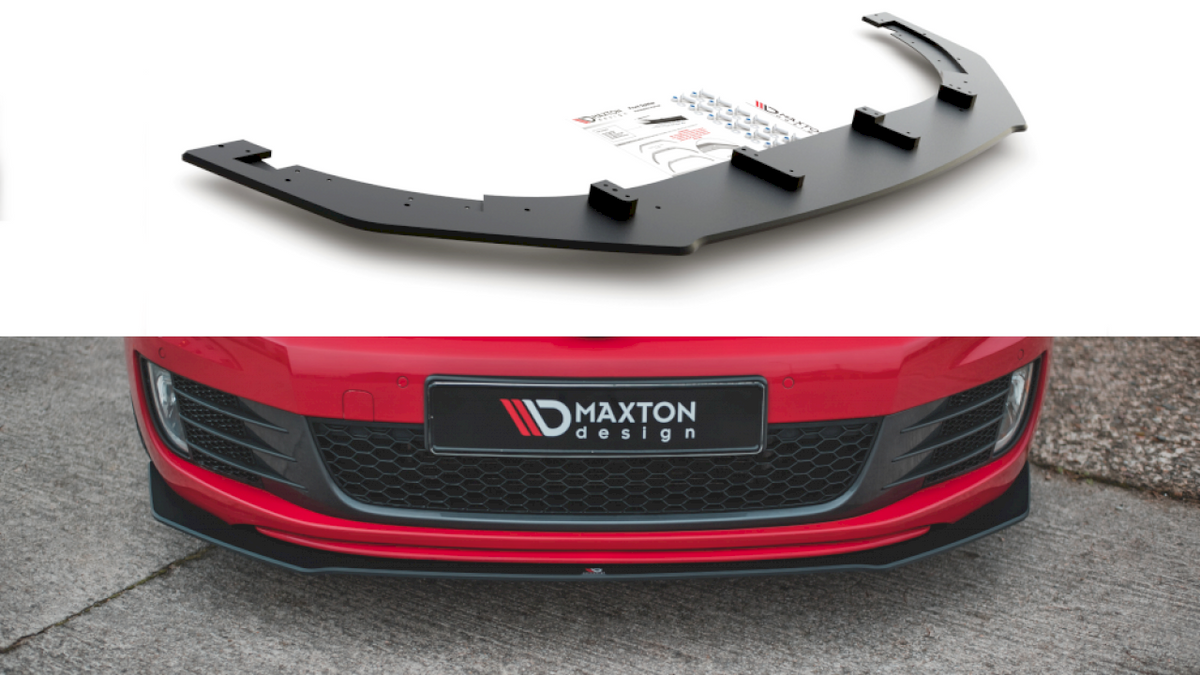 Maxton Design - Aftermarket  STREET PRO FRONT SPLITTER V3 VW GOLF GTI MK6 (2008-2012)