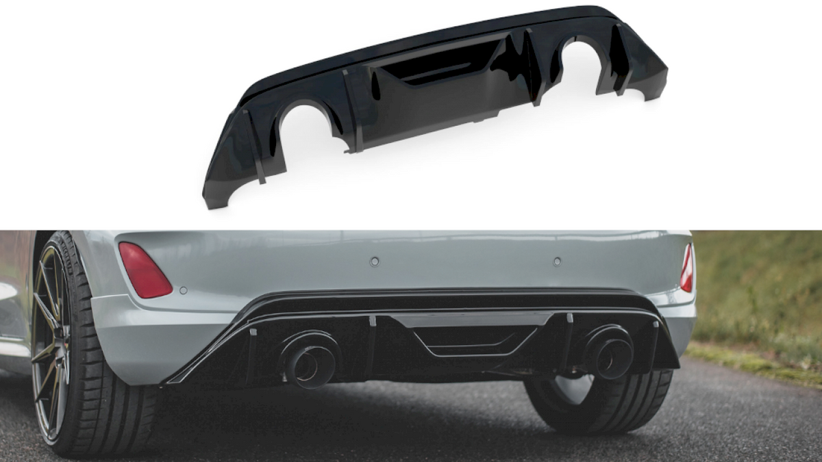 Maxton Design - Aftermarket  V3 Rear Diffuser (RS Look) - Ford Fiesta MK8 / 8.5 ST Line & ST