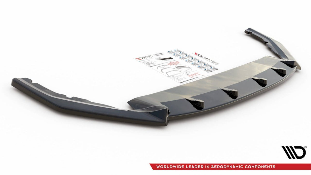 Maxton Design - Aftermarket  FRONT SPLITTER V1 SKODA OCTAVIA RS MK4 (2020-2024)