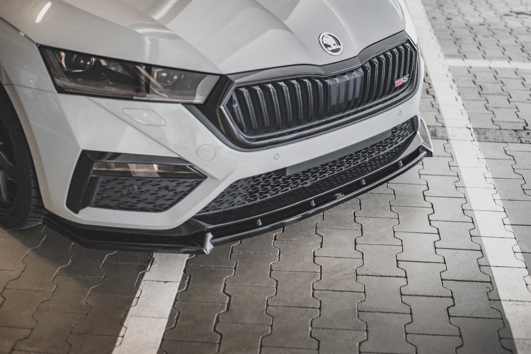 Maxton Design - Aftermarket  FRONT SPLITTER V1 SKODA OCTAVIA RS MK4 (2020-2024)