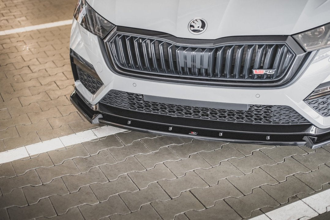 Maxton Design - Aftermarket  FRONT SPLITTER V1 SKODA OCTAVIA RS MK4 (2020-2024)