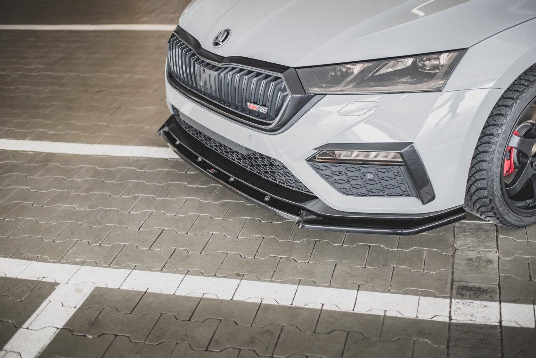 Maxton Design - Aftermarket  FRONT SPLITTER V1 SKODA OCTAVIA RS MK4 (2020-2024)