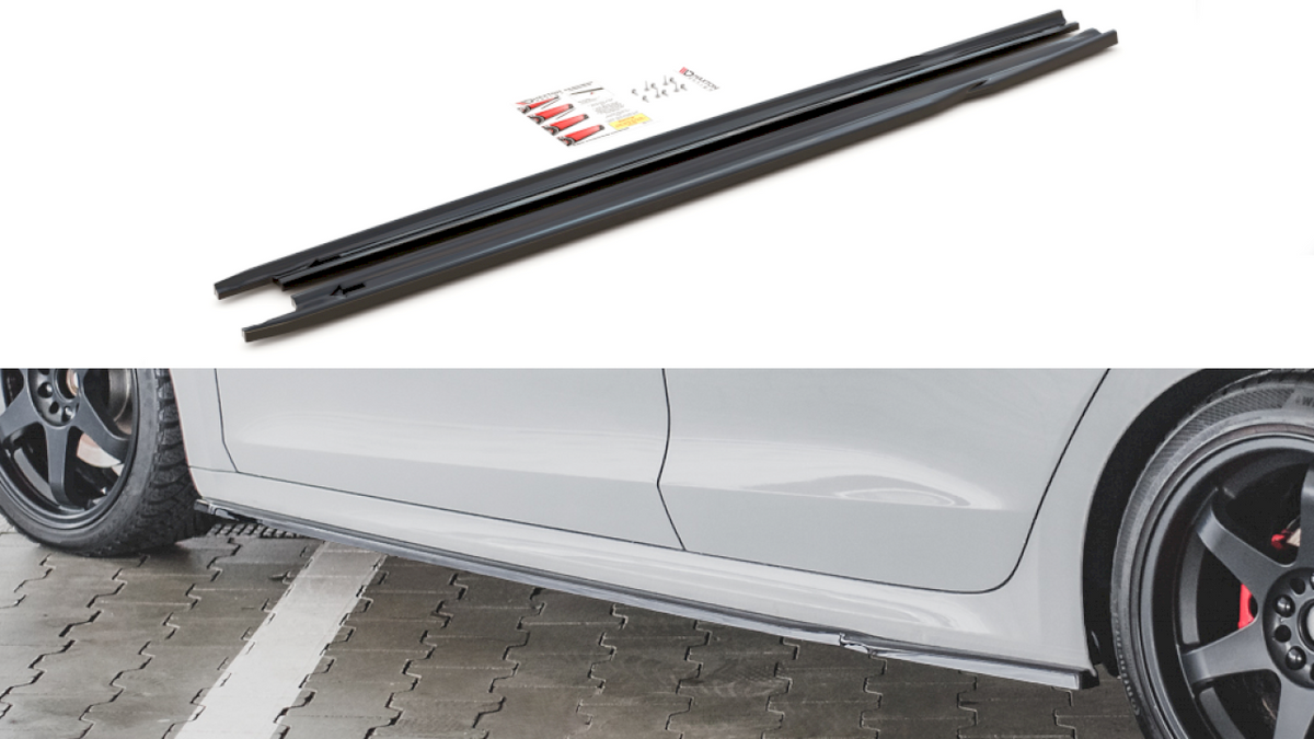 Maxton Design - Aftermarket  Side Skirt Diffusers V.1 Skoda Octavia RS Liftback / Estate Mk4