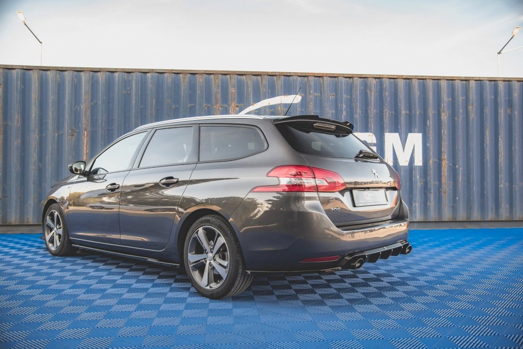 Maxton Design - Aftermarket  REAR SIDE SPLITTERS V2 PEUGEOT 308 SW MK2 FACELIFT (2017-)