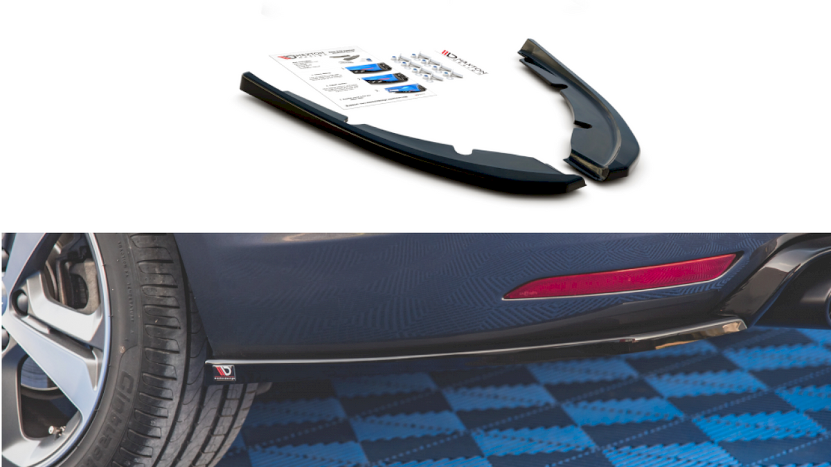 Maxton Design - Aftermarket  REAR SIDE SPLITTERS V2 PEUGEOT 308 SW MK2 FACELIFT (2017-)