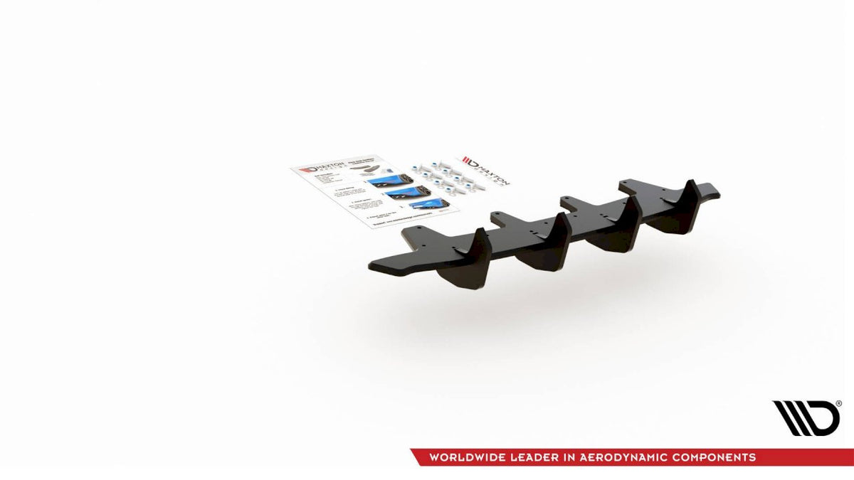 Maxton Design - Aftermarket  RACING DURABILITY REAR DIFFUSER MERCEDES-AMG C43 COUPE C205 (2016-)