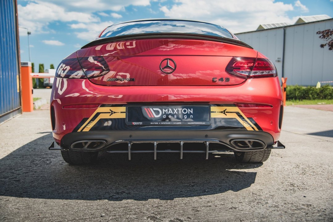 Maxton Design - Aftermarket  RACING DURABILITY REAR DIFFUSER MERCEDES-AMG C43 COUPE C205 (2016-)
