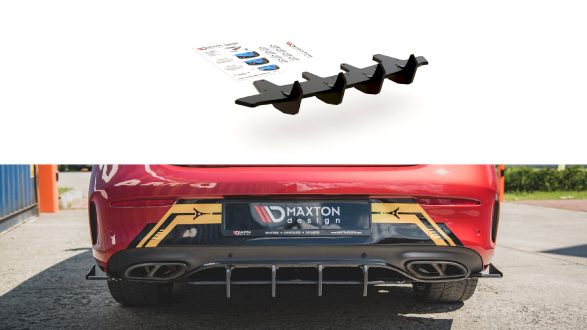 Maxton Design - Aftermarket  RACING DURABILITY REAR DIFFUSER MERCEDES-AMG C43 COUPE C205 (2016-)