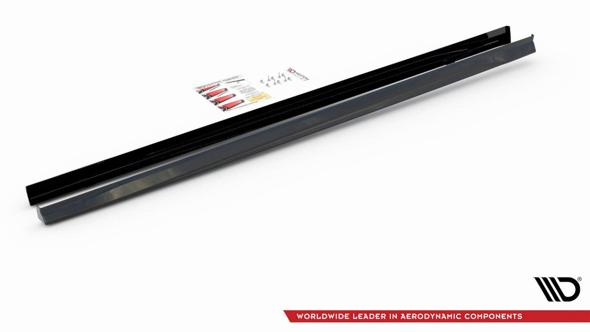 Maxton Design - Aftermarket  SIDE SKIRTS DIFFUSERS V.3 VOLKSWAGEN GOLF GTI / GTE / GTI CLUBSPORT / R-LINE MK8