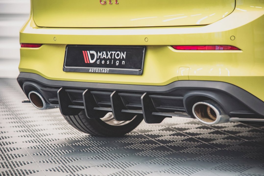 Maxton Design - Aftermarket  STREET PRO REAR DIFFUSER V1 VW GOLF 8 GTI CLUBSPORT (2020-)
