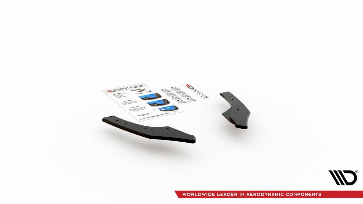Maxton Design - Aftermarket  STREET PRO REAR SIDE SPLITTERS VW GOLF 8 GTI CLUBSPORT (2020-)