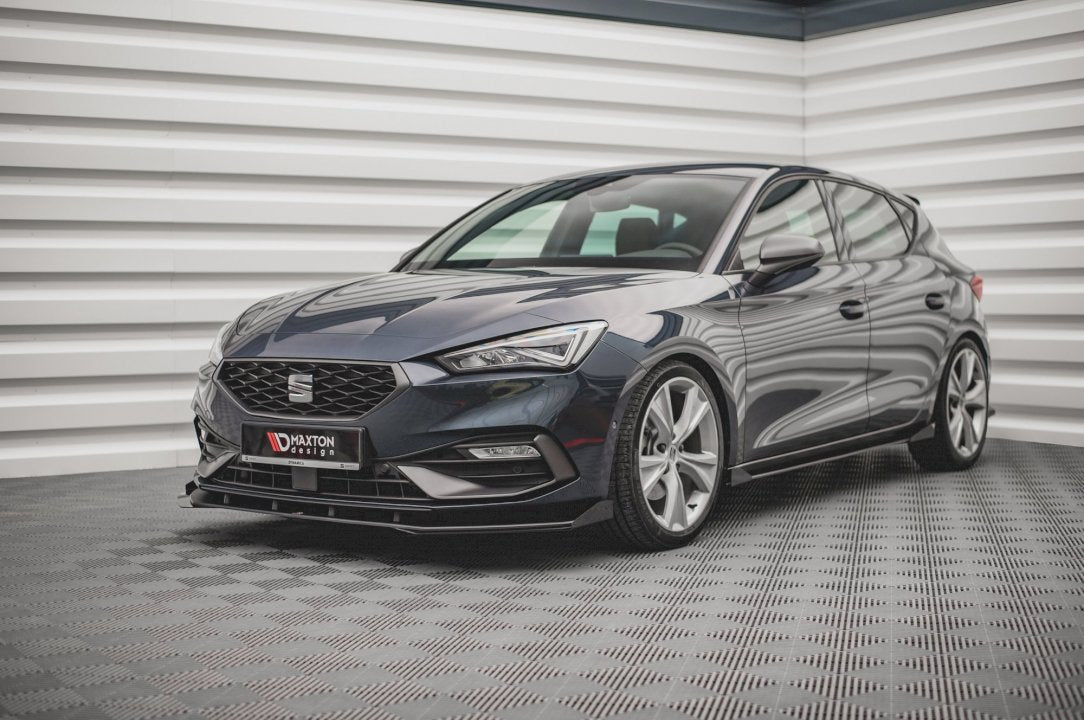 Maxton Design - Aftermarket  STREET PRO FRONT SPLITTER (+FLAPS) SEAT LEON FR MK4 (2020-)