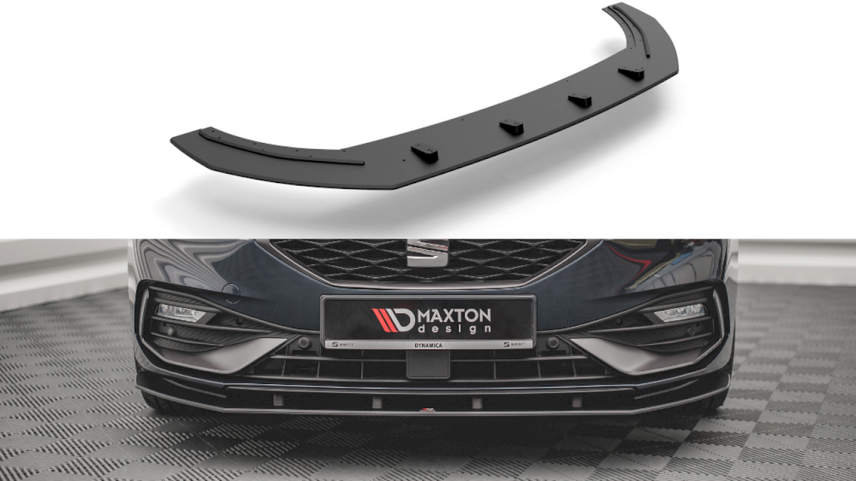 Maxton Design - Aftermarket  STREET PRO FRONT SPLITTER SEAT LEON FR MK4 (2020-)