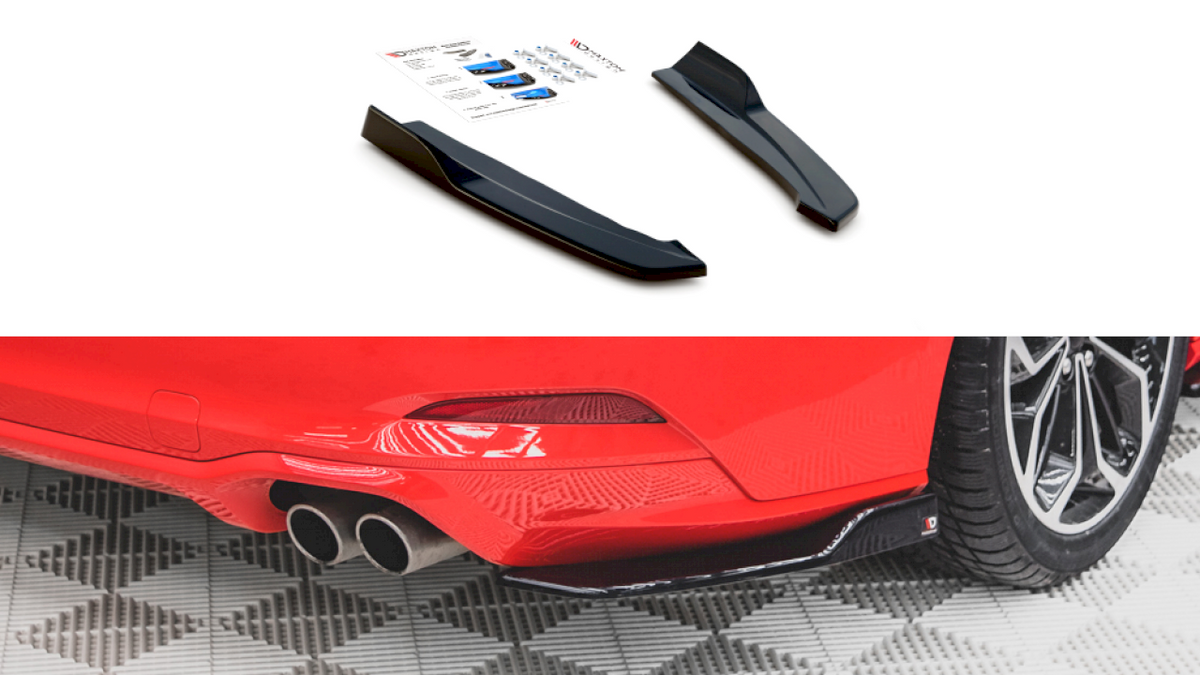 Maxton Design - Aftermarket  REAR SIDE SPLITTERS V2 FORD FOCUS ST-LINE ESTATE MK4 (2018-)